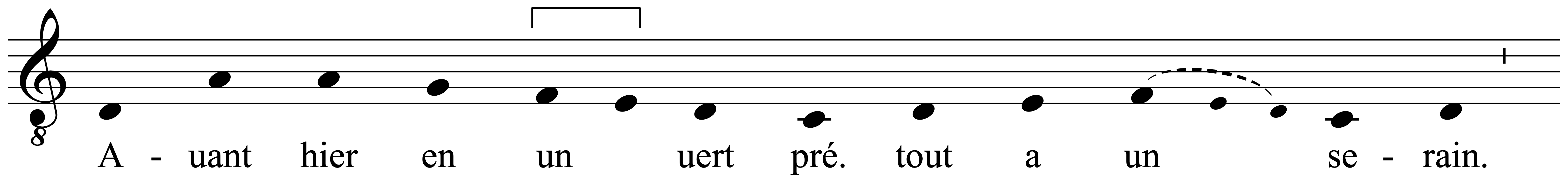 Work musical notation